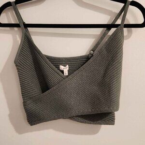 Aerie Cross Front Sweater Tank Top